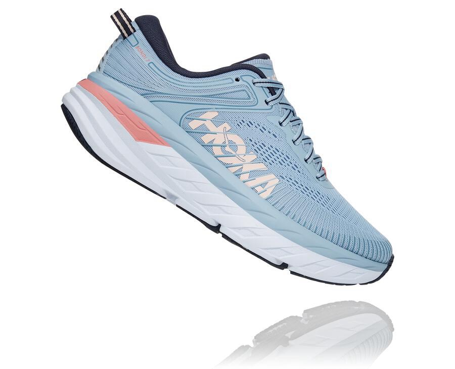 Hoka One One Løbesko Dame - Bondi 7 - Blå - 168405KCM